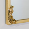 Charlotte Mirror 90 cm Gold close view picture of the bottom of the frame
