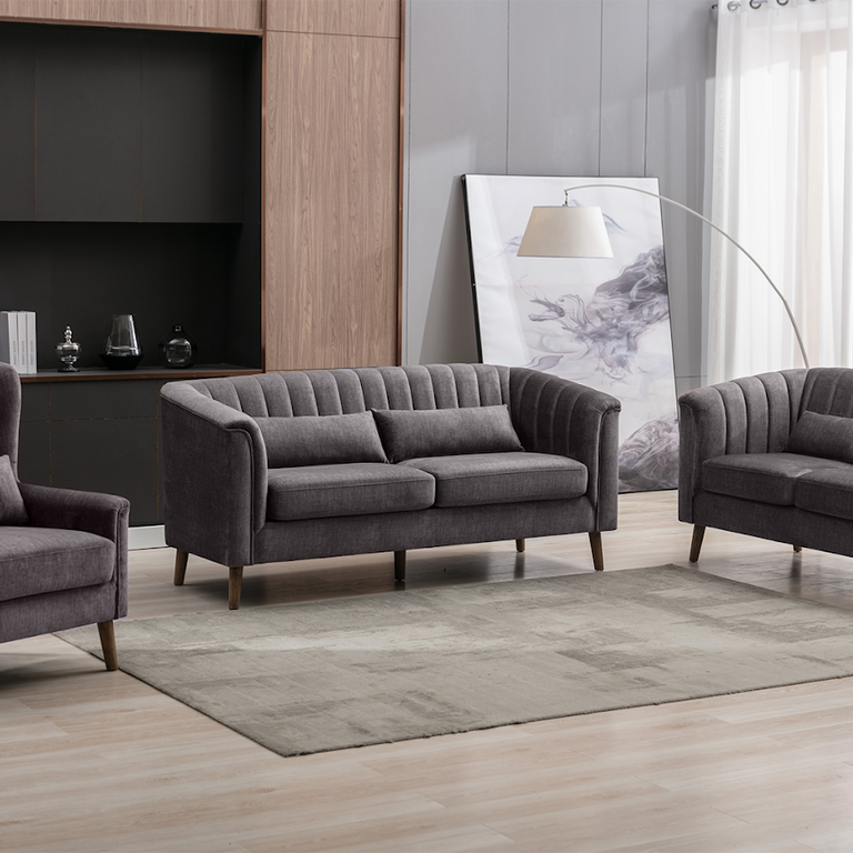 Charlotte 3 Seater Sofa Graphite