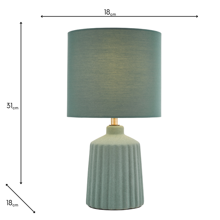 Chloris Table Lamp Green - Home Lighting Collection