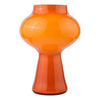 Chrissy Table Lamp Orange Art Glass picture with switched off light