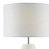 Ciara Table Lamp White With Shade close view picture of the shade
