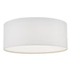 Cierro 3 Light Flush 40 cm Ivory - Flush Ceiling Light for Home Decor
