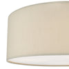 Cierro 3 Light Flush 40 cm Taupe close view picture of the shade