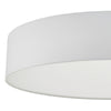 Cierro 6 Light Flush Ivory close view picture of the shade