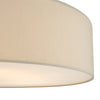 Cierro 6 Light Flush Taupe close view picture of the lamp design
