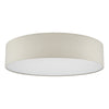 Cierro 6 Light Flush Taupe picture with switched off light