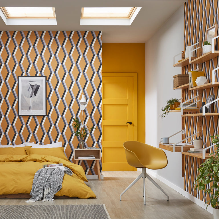 Graham & Brown Cirque Sunshine Wallpaper