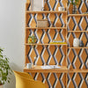 Graham & Brown wallcovering featuring geometric shapes for a stylish look.

