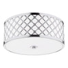Civic Small 2 Light Flush Polished Chrome picture on the white background