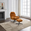 Clark Swivel Accent Chair Gold life style photo