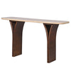 Clement Travertine Console Table picture on the white background