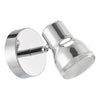 Clint Bathroom Wall Spotlight Polished Chrome IP44 picture with turned off light
