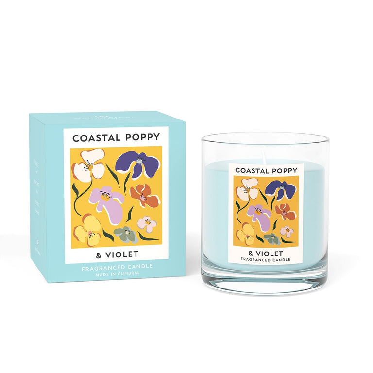Coastal Poppy & Violet Candle