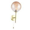Cohen Wall Light Polished Gold with pull cord switch