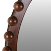 Conker Brown Wall Mirror close view picture of the frame