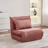 Corso Sofa Bed Rust life style close view photo from the side