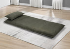 Corso Sofa Bed Winter Moss life style close view unfolded photo 