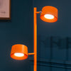 Cosmo USB Rechargeable Floor Lamp close view picture with turned on light