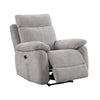 Covington Electric Recliner Armchair Cement picture on the white background