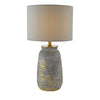 Creon Ceramic Table Lamp Grey picture on the white background