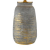 Creon Ceramic Table Lamp Grey close view picture of the base