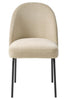 Creston Dining Chair Sand Chenille front view picture