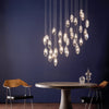 Crystal 12 Light Cluster Pendant Polished Chrome & Crystal life style picture