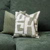Cushion F+H Studio Solara Avocado 45x45cm life style picture