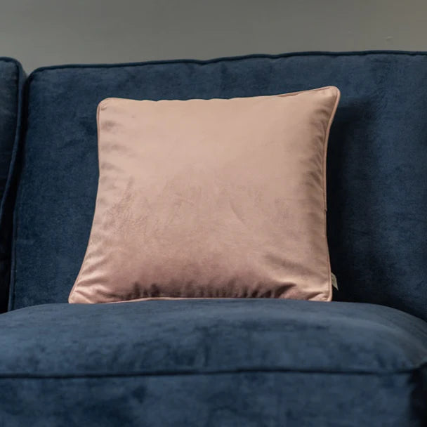 Cushion F+H Velvet Plain Heather 45x45cm - Luxury Home Decor Cushion