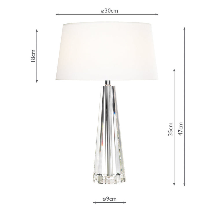 Cyprus Table Lamp Crystal - Lamp for Table & Home Decor