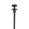 Dahl Rechargeable LED Table Lamp Base Black close view picture of the top of the lamp