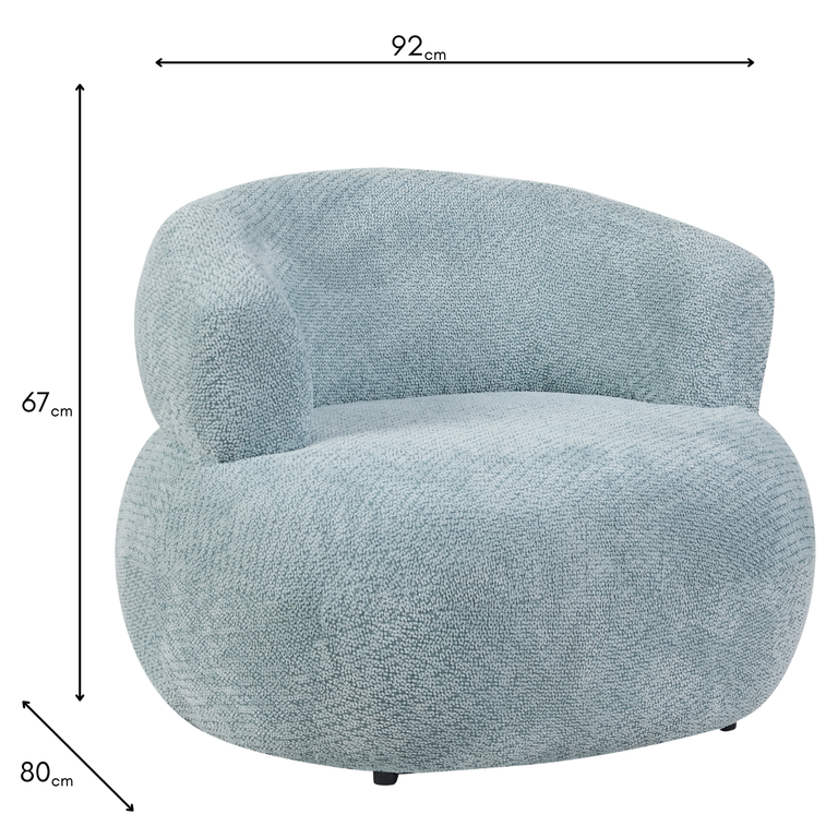 Daisy Accent Chair Teal - Living Room Furniture