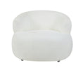 Daisy Accent Chair White - Fabric Occasional Living Room Chair