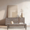 Dakota 3 Door Sideboard Wood life style picture