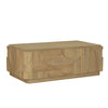 Dakota Coffee Table Oak picture on the white background