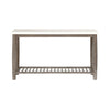 Dakota Console Table with Shelf front view picture