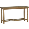 Dakota Console Table With Shelf Oak picture on the white background