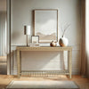 Dakota Console Table With Shelf Oak life style picture