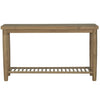 Dakota Console Table With Shelf Oak front view picture