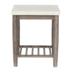 Dakota End Table With Shelf front view pictuer