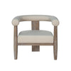 Dakota Fabric Accent Chair front view picture