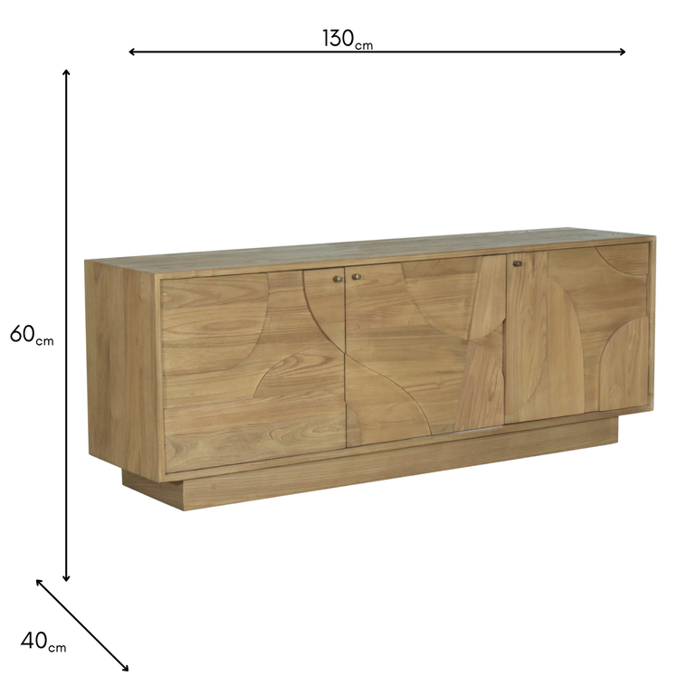 Dakota TV Unit Oak - TV Stand for Living Room Furniture