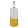 Deandra Table Lamp Yellow and White Art Glass picture of the base for the lamp