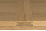 Delaney dining room table in rectangle oak finish
