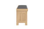 Delaney Bench with Storage side view picture
