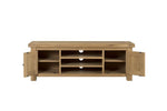 Wooden television stand - Delaney TV Unit in oak
