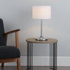 Delta Table Lamp Polished Chrome life style picture