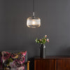 Demarius Pendant Polished Chrome/Clear Glass life style picture