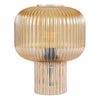Demarius Table Lamp Amber Ribbed Glass picture on the white background