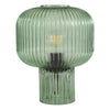 Demarius Table Lamp Green Ribbed Glass picture on the white background